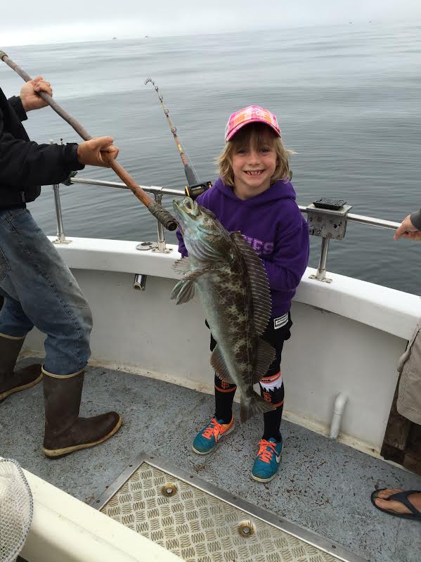 Sadie the Lingcod slayer