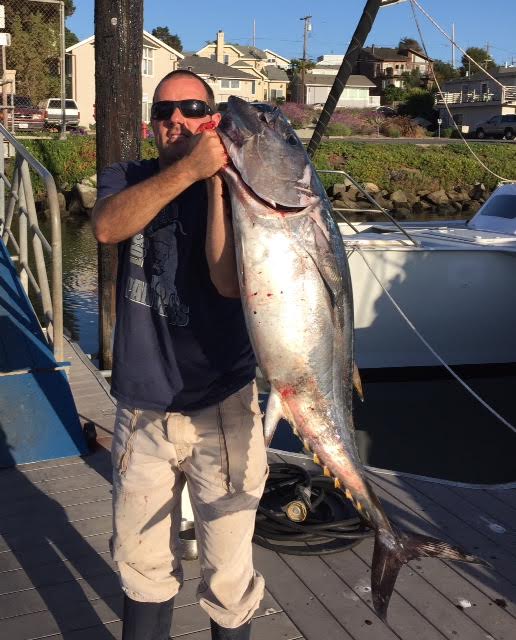Matt at dock-bluefin