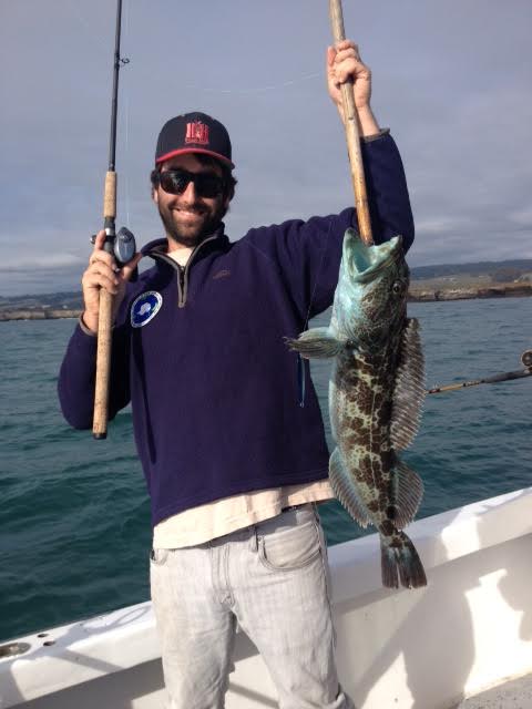 Daren with Lingcod