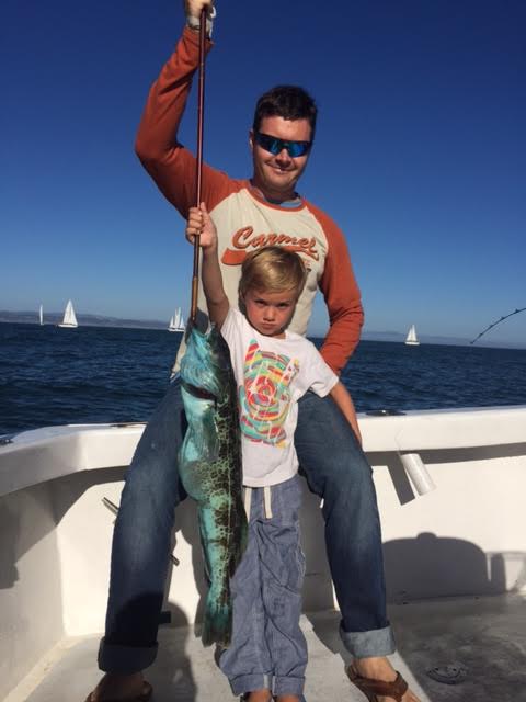 Dad Ryan, son Grady with ling Dad Ryan, son Grady with ling