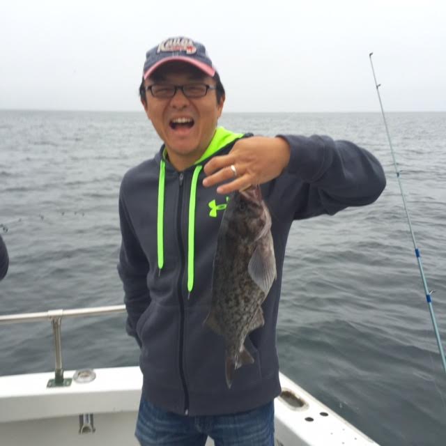 Tom Dong with Big blue