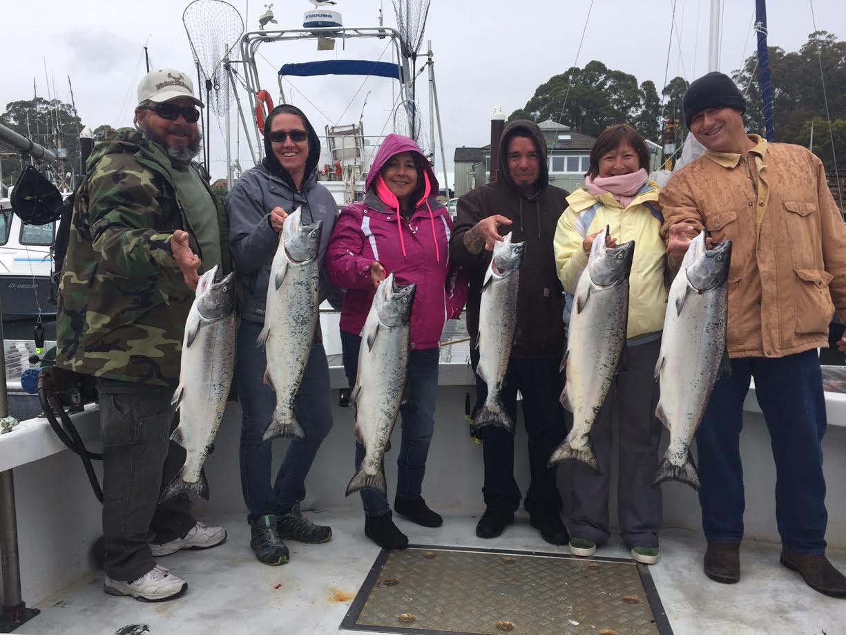 6 salmon on board 6 salmon on board