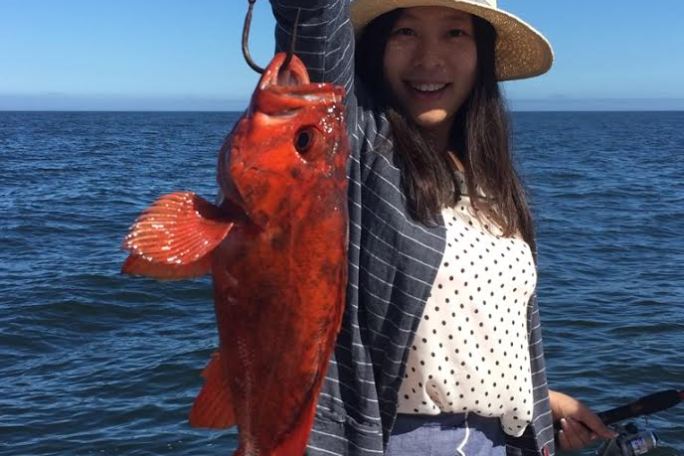 Girl with Red Snapper