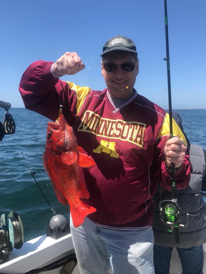 Andrew A with rockfish