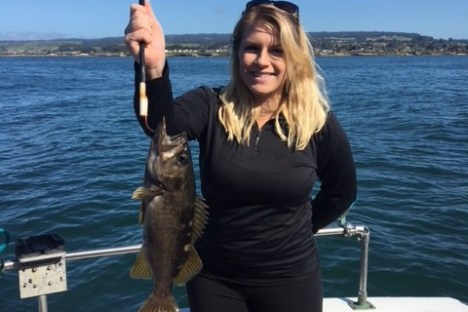 Taylor with rockfish