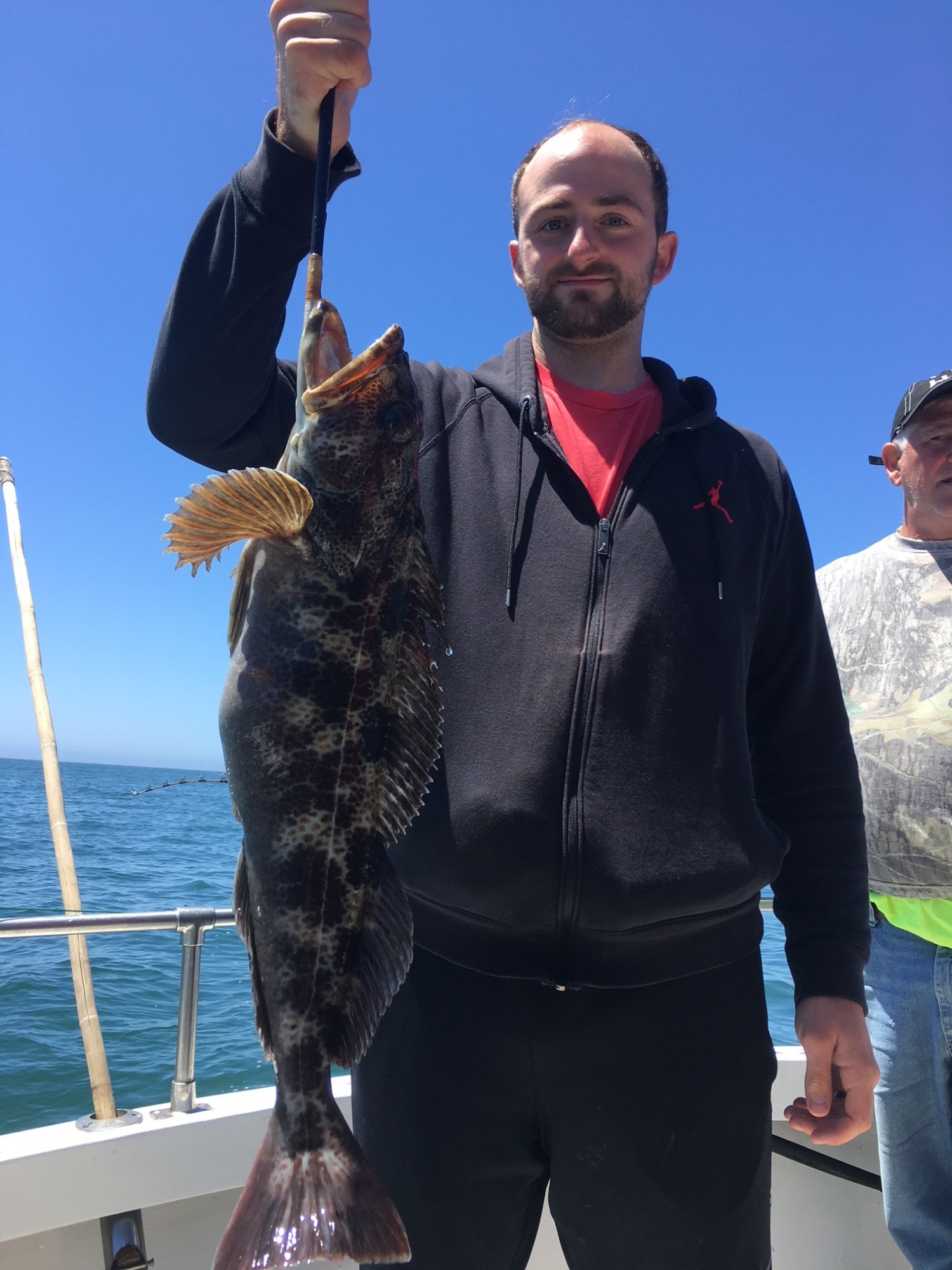 dillian with lingcod
